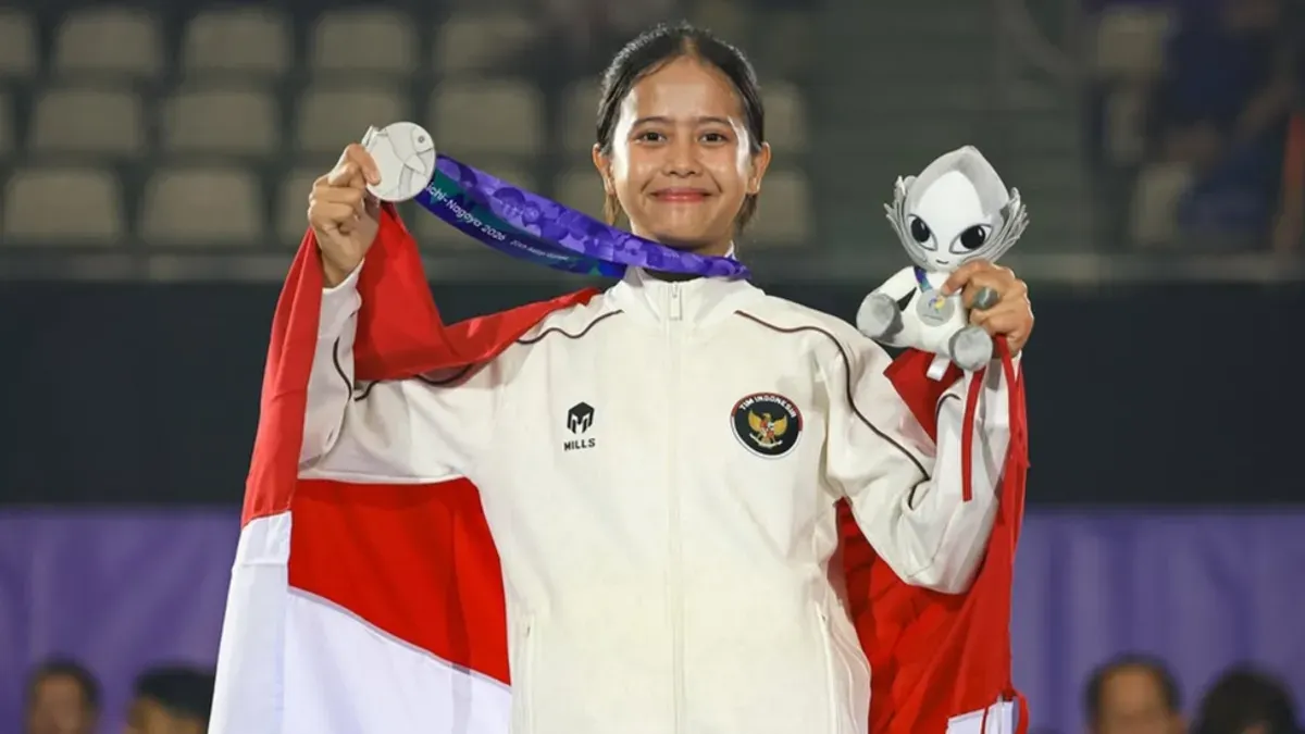 Update klasemen perolehan medali Asian Games 22 September 2026 setelah pertandingan hari kedua. (Sumber: Instagram/@timindonesiaofficial)
