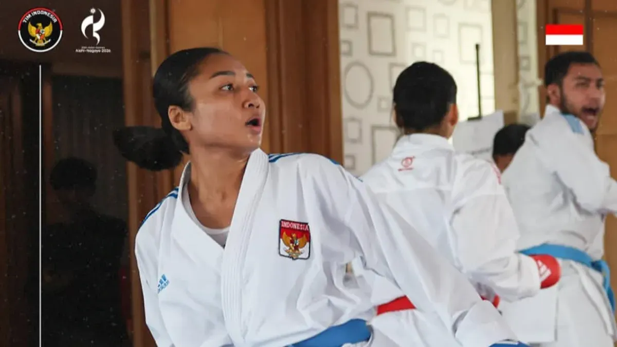 Indonesia mendapatkan tambahan satu perolehan medali Asian Games 2026 dari cabor karate. (Sumber: Instagram/@timindonesiaofficial)