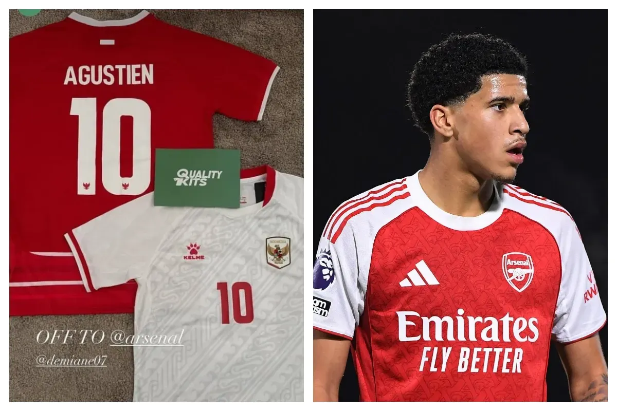 Kenali Demiane Agustien, pemain muda Arsenal yang memiliki darah Indonesia. (Sumber: X/@TimnasXtra)