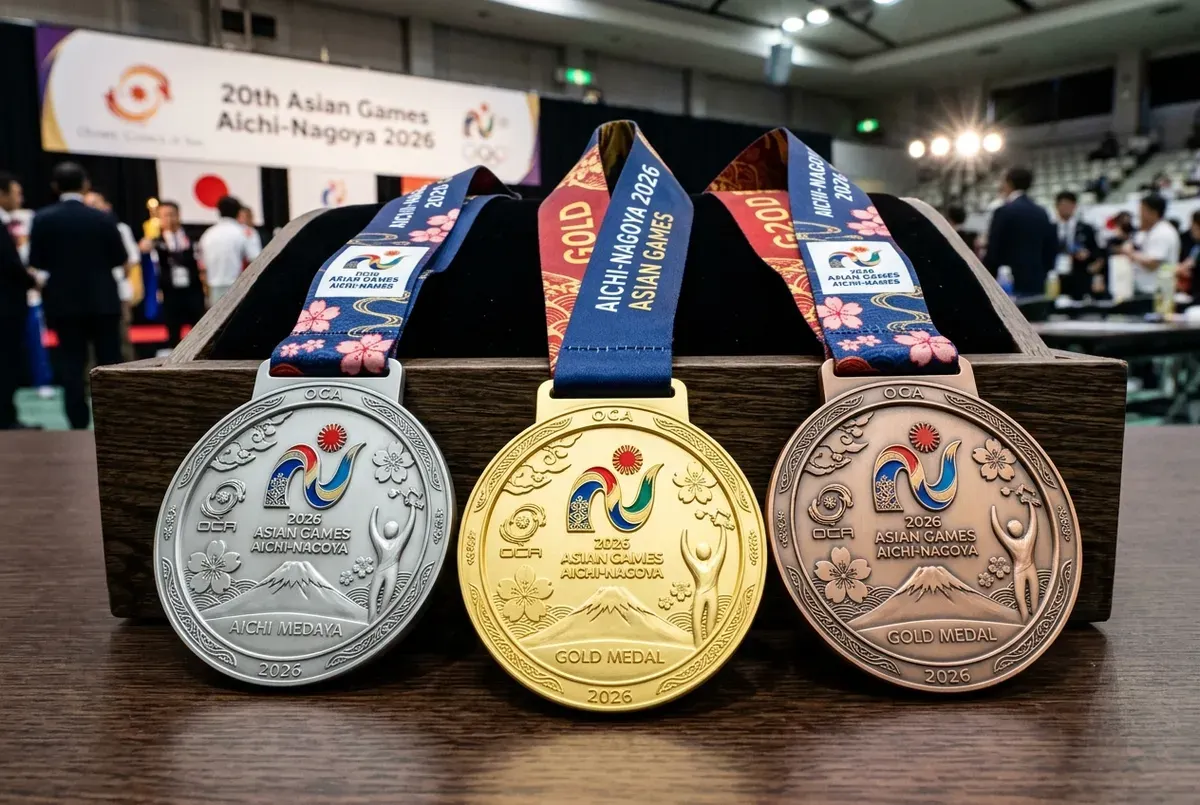 Ilustrasi. Update klasemen medali Asian Games 2026 Rabu sore 23 September. (Sumber: Generated AI)