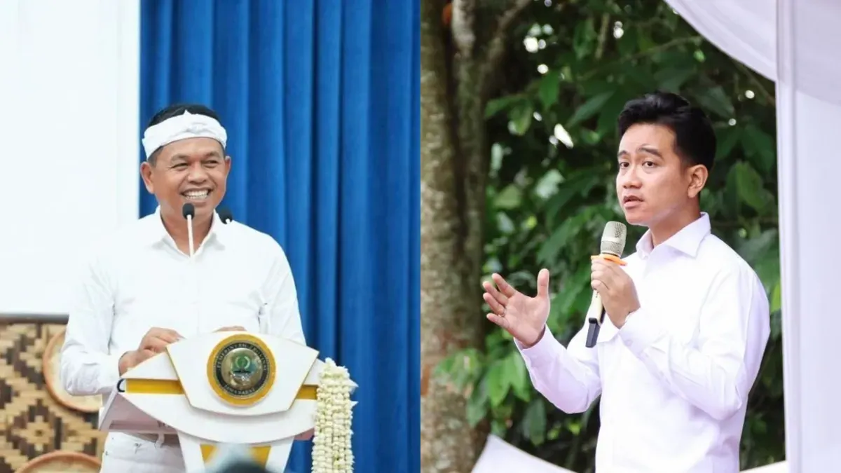 Gubernur Jawa Barat Dedi Mulyadi menanggapi isu duet dengan Gibran Rakabuming Raka di Pilpres 2029 (Sumber: Istimewa)