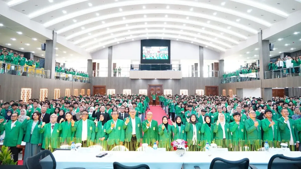 Pengenalan Lingkungan dan Budaya Akademik (PLBA) Tahun Akademik 2026/2027 di Gedung Auditorium Unas, Jakarta, Rabu, 23 September 2026. (Sumber: Dok. Istimewa)