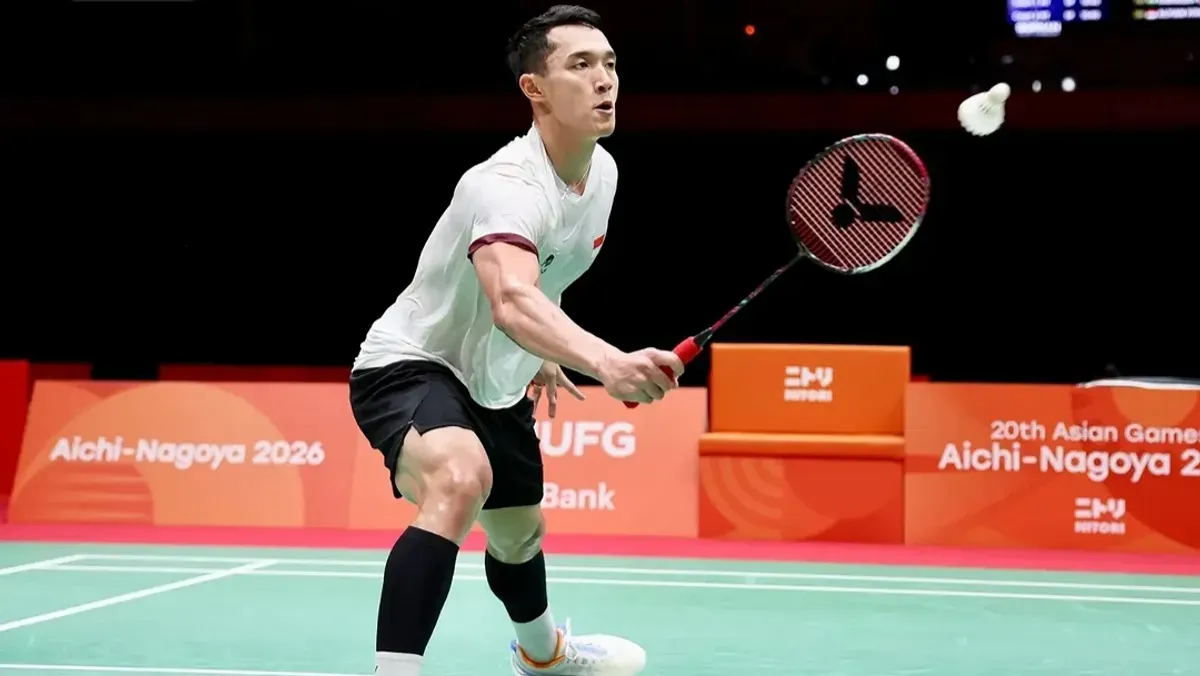 Jonatan Christie kembali dipercaya sebagai MS1 pada partai final beregu putra badminton Asian Games 2026 hari ini, Kamis, 24 September. (Sumber: Instagram/@badminton.ina)