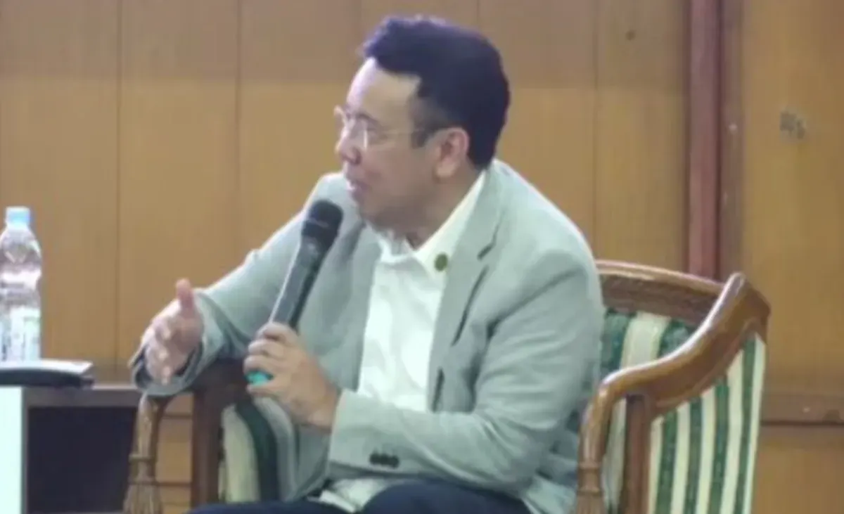 Guru Besar Agribisnis UIN Jakarta, Achmad Tjachja Nugraha di forum GANTARI 2026. (Sumber: Istimewa)