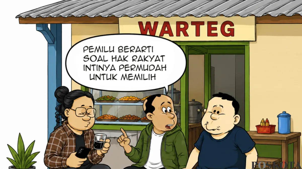 Ilustrasi Obrolan Warteg, Sabtu, 26 September 2026. (Sumber: Poskota/Arif Setiadi)