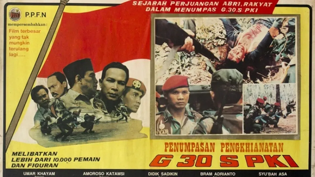 Link nonton film G30S PKI di YouTube dan Vidio. (Sumber: Dok. PFN)