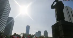 Cuaca di Jakarta. (Sumber: Poskota)
