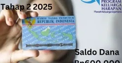 NIK e-KTP milik nama kamu terdaftar terima saldo dana Rp600.000 dari subsidi bansos PKH tahap 2 2025 melalui Rekening KKS dan Pos Indonesia. (Sumber: Poskota/Gabriel Omar Batistuta)