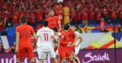 Potret pemain Timnas China saat menghadapi Timnas Indonesia. (Sumber: AFC)