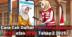 Cara cek daftar penerima dana bansos PKH atau BPNT Tahap 2 2025 (Sumber: Facebook/Jihan Nabila)