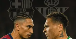 Barcelona vs Real Betis La Liga (Sumber: X/@Globe_Soccer)