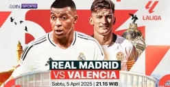 Link live streaming Real Madrid vs Valencia. (Sumber: Vidio)