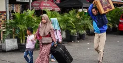 Ilustrasi. BNI membuka program Mudik Gratis BUMN 2026 dengan keberangkatan 17 Maret. Simak rute tujuan keberangkatan dari Jakarta serta syarat pendaftarannya. (Sumber: Poskota/Bilal Nugraha Ginanjar)