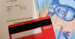 Ilustrasi - Bukti struk penarikan dana bansos BPNT Rp600.000 yang cair lewat KKS Bank BNI. (Sumber: Facebook/@Info Pencairan BPNT)