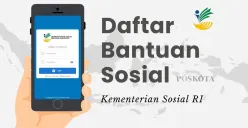 Cara daftar bansos Kemensos menggunakan NIK KTP. (Sumber: Poskota/Della Amelia)