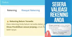Verifikasi rekening secara berkala di Info GTK penting untuk mempercepat proses pencairan TPG. (Sumber: Screenshot/Info GTK Kode 13)