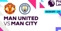 Ilustrasi link live streaming derby Manchester antara Man United vs Man City malam ini. (Sumber: Vidio)