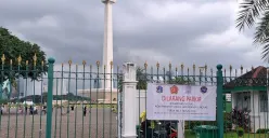 Area sekitar Monas, Jakarta Pusat, Minggu, 6 April 2025. (Sumber: Poskota/Angga Pahlevi)
