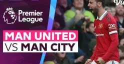 Klik di sini link live streaming Manchester United vs Manchester City. (Sumber: Vidio)