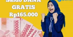 Cara klaim saldo DANA Gratis Rp165.000 cair ke rekening dompet elektronikmu. (Sumber: Poskota/Syania Nurul Lita Baikuni)