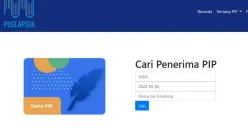 Cara cek bansos PIP 2025. (Sumber: pip.kemdikbud.go.id)