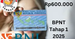 NIK e-KTP ini berhasil terima dana bansos Rp600.000 dari BPNT tahap 1 2025 via Rekening BNI. (Sumber: Poskota/Gabriel Omar Batistuta)