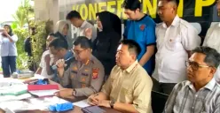 Tangkapan layar. Konferensi pers Polda Jabar saat mengungkap kasus kekerasan seksual oleh dokter PPDS di RSHS. (Sumber: X/@humaspoldajbr)