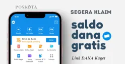 Inilah tips aman sebelum mengakses link DANA Kaget. (Sumber: Poskota/Della Amelia)