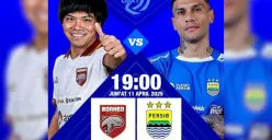 Pertandingan antara Borneo FC Samarinda melawan Persib Bandung, yang akan digelar di Stadion Segiri, Samarinda pada pukul 19.00 WIB. (Sumber: Facebook/@Sihati Biru)