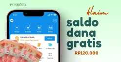 Klaim saldo DANA gratis Rp120.000 dari link khusus. (Sumber: Poskota/Della Amelia)