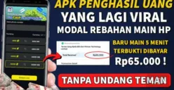 Cuma rebahan bisa dapat saldo DANA gratis Rp1,3 juta dari aplikasi penghasil uang. Terbukti cair tanpa undang teman, yuk coba sekarang! (Sumber: Youtube BANG GAPTEK ID)