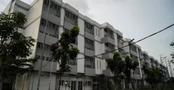 Suasana Rumah Susun Sederhana Sewa (RUSUNAWA) Kampung Bayam, Jakarta Utara. (Sumber: Poskota/Bilal Nugraha Ginanjar)