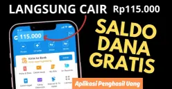 Kesempatan meraih saldo DANA gratis bisa didapatkan dari aplikasi penghasil uang. (Sumber: YouTube/@MJC)