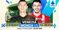 Info live streaming Venezia vs Monza. (Sumber: Vidio)