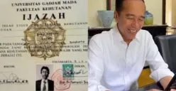 Pernyataan Jokowi mengenai ijazahnya (Sumber: Kolase foto X/@DianSandiU dan Instagram/jokowi)