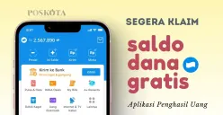 Klaim saldo DANA gratis dari aplikasi game penghasil uang FunMatch. (Sumber: Poskota/Della Amelia)