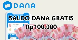 Banjir Cuan, Anda Bisa Klaim Saldo DANA Gratis Rp100.000 dari Aplikasi Penghasil Uang Cair. (Sumber: Poskota/Nur Rumsari)