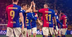 Barcelona tetap berhak melaju ke semifinal Liga Champions meski menelan kekalahan dari Aston Villa. (Foto: Instagram/@fcbarcelona)