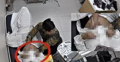 Tangkapan layar rekaman CCTV yang diduga memperlihatkan tindakan tidak etis oleh seorang dokter kandungan di Garut, viral di media sosial (Sumber: Instagram/@drg.mirza)