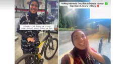 Selebgram Mimi Campervan kehilangan sepeda di Stasiun MRT. Tak digubris MRT, ia justru mendapat dukungan dan sepeda baru dari komunitas pesepeda. Ia tetap menuntut keadilan dan keamanan publik. (Sumber: Capture Instagram @mimicampervan_girl)