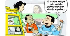 Obrolan Warteg. (Sumber: Poskota/Arif Setiadi)