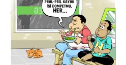 Obrolan Warteg. (Sumber: Poskota/Arif Setiadi)