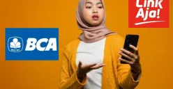 Cara transfer saldo LinkAja ke BCA. (Sumber: Poskota/Syania Nurul Lita Baikuni)