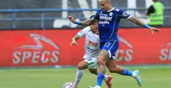 Pemain Persib, Ciro Alves, siap memimpin lini depan Maung Bandung saat menjamu Bali United. (Sumber: Poskota/Ade Mamad)