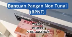 Penyaluran bansos BPNT tahap 2 periode April-Juni kapan dicairkan? bansos disalurkan bulan April 2025 secara bertahap. (Canva)
