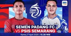 Link live streaming Semen Padang vs PSIS Semarang. (Sumber: Vidio)