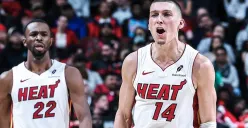 Miami Heat dan Dallas Mavericks memastikan lolos ke laga perebutan tiket terakhir playoffs NBA 2024-25. (Sumber: Instagram @miamiheat)