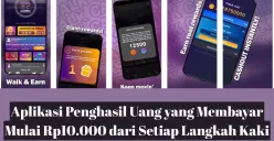 Aplikasi penghasil uang yang membayar mulai Rp10.000 (Sumber: Google Play/CashWalk)