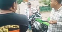 Viral sejumlah pria menghentikan proyek sekolah di Kabupaten Bekasi dan mengaku sebagai pemilik wilayah tersebut. (Sumber: Tangkap layar Instagram/@medsoszone)