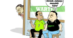 Obrolan Warteg: Otak Atik Aturan (Sumber: Poskota/Arif Setiadi)